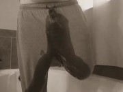 Pee Compilation Black & White 4/16