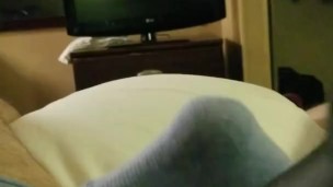 Massager takes me from soft to hard - cum fountain thru boxers 