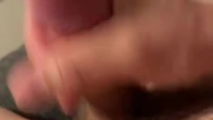 Masturbating