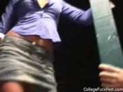 College Blonde Fucks Pussy 2/16