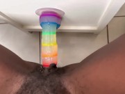Very horny, Riding my favorite Dildo 16/16
