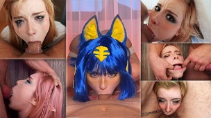 Compilação de melhores momentos de garganta profunda