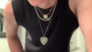 Cute young twink solo cumshot 