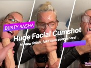 Huge Facial Cumshot with Fake Cum 1/16