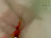 When I talk dirty and tease my nipples I always play with my pussy too!  16/16