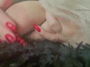 When I talk dirty and tease my nipples I always play with my pussy too!  5/16