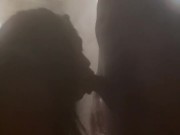 Extreme deep throat in the shower 🚿 1/16