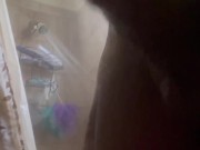 Extreme deep throat in the shower 🚿 15/16