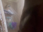 Extreme deep throat in the shower 🚿 16/16