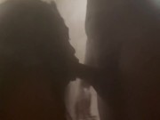 Extreme deep throat in the shower 🚿 3/16