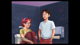 Jugando en los baños del colegio