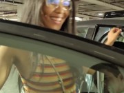 Asian Babe Fucks Lucky Guy in Public Parking Garage - Jada Kai 2/16