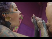 Zero Pussy-I get passionate ANAL FUCK from XL DICK balls deep sloppy blowjob prolapse facial tattoo 8/16