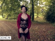 Hot sex with gorgeous brunette in lingerie 2/16