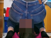 Girl face farting In Jeans 10/16