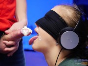 New GAME of TASTE в 4K 60fps! Blindfold and a very tasty Surprise- XSanyAny 10/16