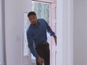 BBC Stepbrother Slammed Shaved Pussy of His Horny Blonde Stepsister in Lingerie Riley Steele 3/16