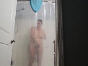 Caught girlfriend in shower 