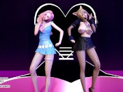 [MMD] Jun Hyo Seong - Good-night Kiss Sexy Kpop Dance Ahri Seraphine League of Legends 11/16