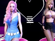 [MMD] Jun Hyo Seong - Good-night Kiss Sexy Kpop Dance Ahri Seraphine League of Legends 4/16