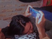 Estaba jugando free fire y mi dua quiere hacerme una mamada extrema 2/16