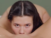 ULTRAFILMS Beautiful models Nancy A and Evelin passionately enjoying one another on the bed 7/16