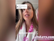 My freshly creampie'd cunt closeups, I flash my boobs from car, TikToks, asshole spreading JOI - Lelu Love 11/16