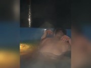 Hot body wife caught with husband best friend on hot tub. 11:16 he do it again 1/16