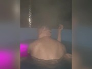 Hot body wife caught with husband best friend on hot tub. 11:16 he do it again 12/16