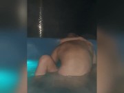 Hot body wife caught with husband best friend on hot tub. 11:16 he do it again 2/16