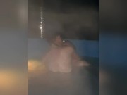 Hot body wife caught with husband best friend on hot tub. 11:16 he do it again 7/16