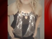 Dancing and listening to music. My pussy is out, shaved, and fat. You love it when I tease you. 2/16