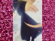 Going to my room. Pussy flashing, upskirt, boots, and pantyhose. Thigh high, nylon, stocking fetish. 2/16