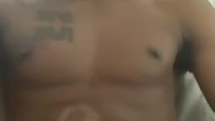 Str8 Married bbc Moans while he cums 
