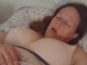Fans jack off to her cleavage and her mouth part 2