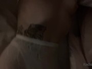 PUSSY RUB IN MY WHITE FISHNETS  4/16