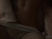 PUSSY RUB IN MY WHITE FISHNETS  7/16