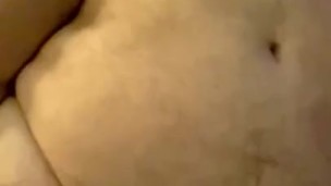 400 pound daddy bear feeling himself and rubbing his big belly before bed 