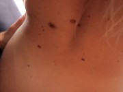 Neighbours watching? No problem! Passionate blowjob and fuck at the window in Tenerife PT. 1 14/16