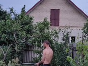 It was a hot day, I need to water the garden 7/16