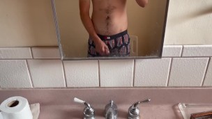 First video bathroom and horny
