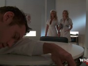 Hot Blonde Nurses Thirsty for Big Cock while at Work in Hospital -WHORNY FILMS 1/16
