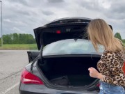 Car sex: Ragazza italiana compra un'auto usata e si scopa il venditore. Dialoghi in italiano 2/16