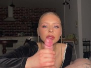 Whore sucks cock at after-party 6/16