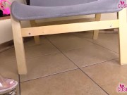 Cinderella feet in white stockings 1/16