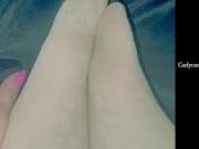 In nylons as I play and show my body!  3/16