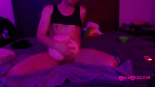 Hot boy fucking toy