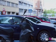 Hot cougar seduces a latin dude at her very first porno! 3/16