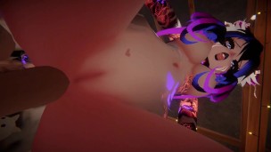 Rooftop 2! 100 Sub Special. Ahegao Big Ass Hentai Mommy lets me cum in her ass and mouth!