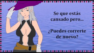 Tu ama te rescata y te folla para salvarte. JOI roleplay con una bruja.